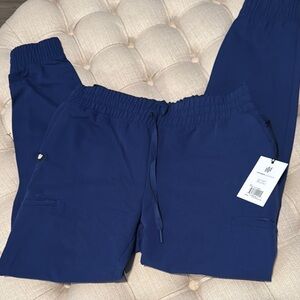 Blue scrubs